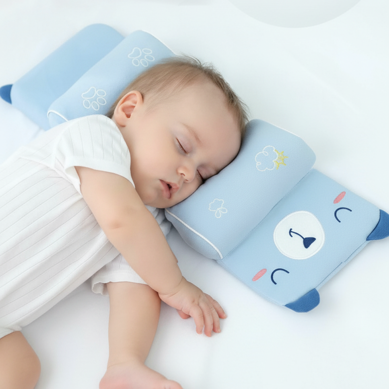 Baby Shaping Head Support Pillow - Assorted Colour
