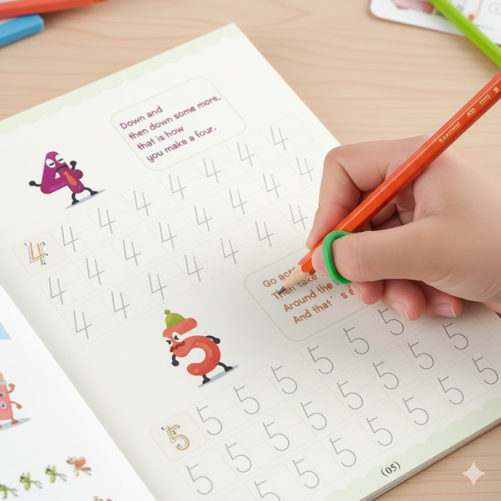 Magic Book Set of 2 ( 8 Book + 20 Refill+2 Pen+2 Grip)