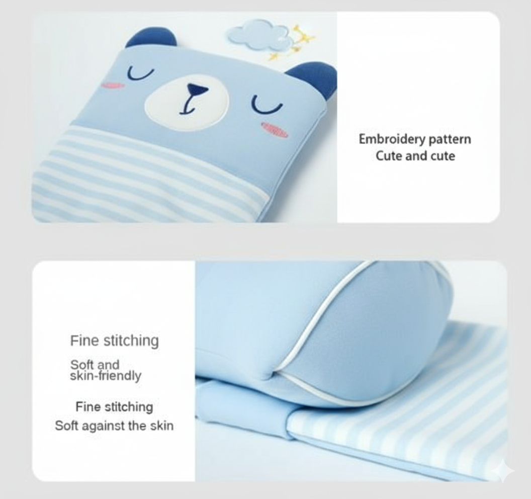 Baby Shaping Head Support Pillow - Assorted Colour