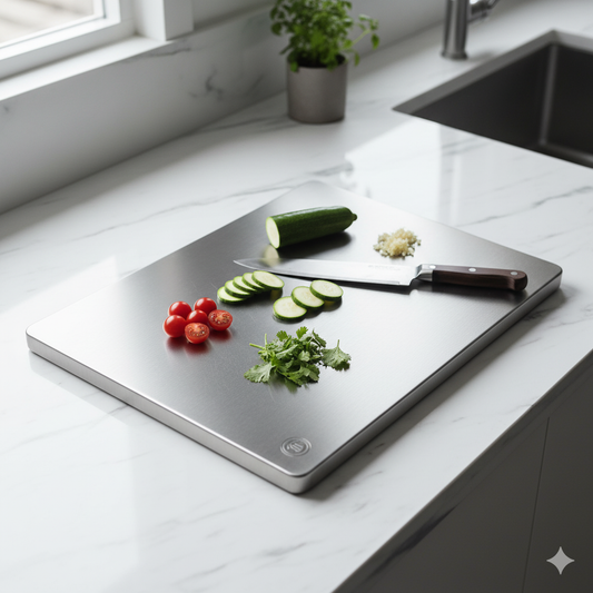 Stainless Steel Chopping Board (35x31cm)