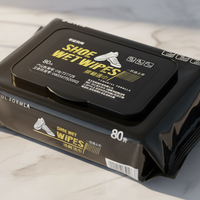 Natural Sneaker & Shoe Cleaner Wipes - 1 Packs of 80