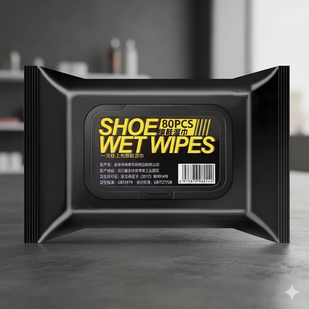 Natural Sneaker & Shoe Cleaner Wipes - 1 Packs of 80